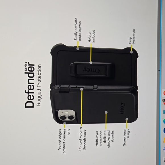 Iphone 11 Otterbox Defender Pro With Clip - Picture 7 of 7